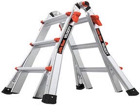 Adjustable 13ft ladder